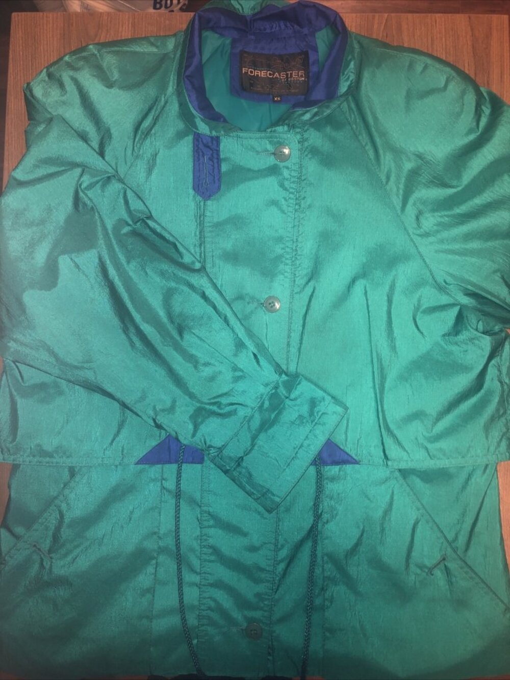 Vintage Forecaster of Boston 90s Insulation Blue Oversized Winter Coat